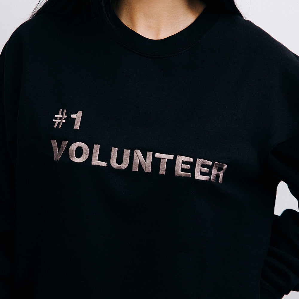 #1 Volunteer Crewneck Sweater